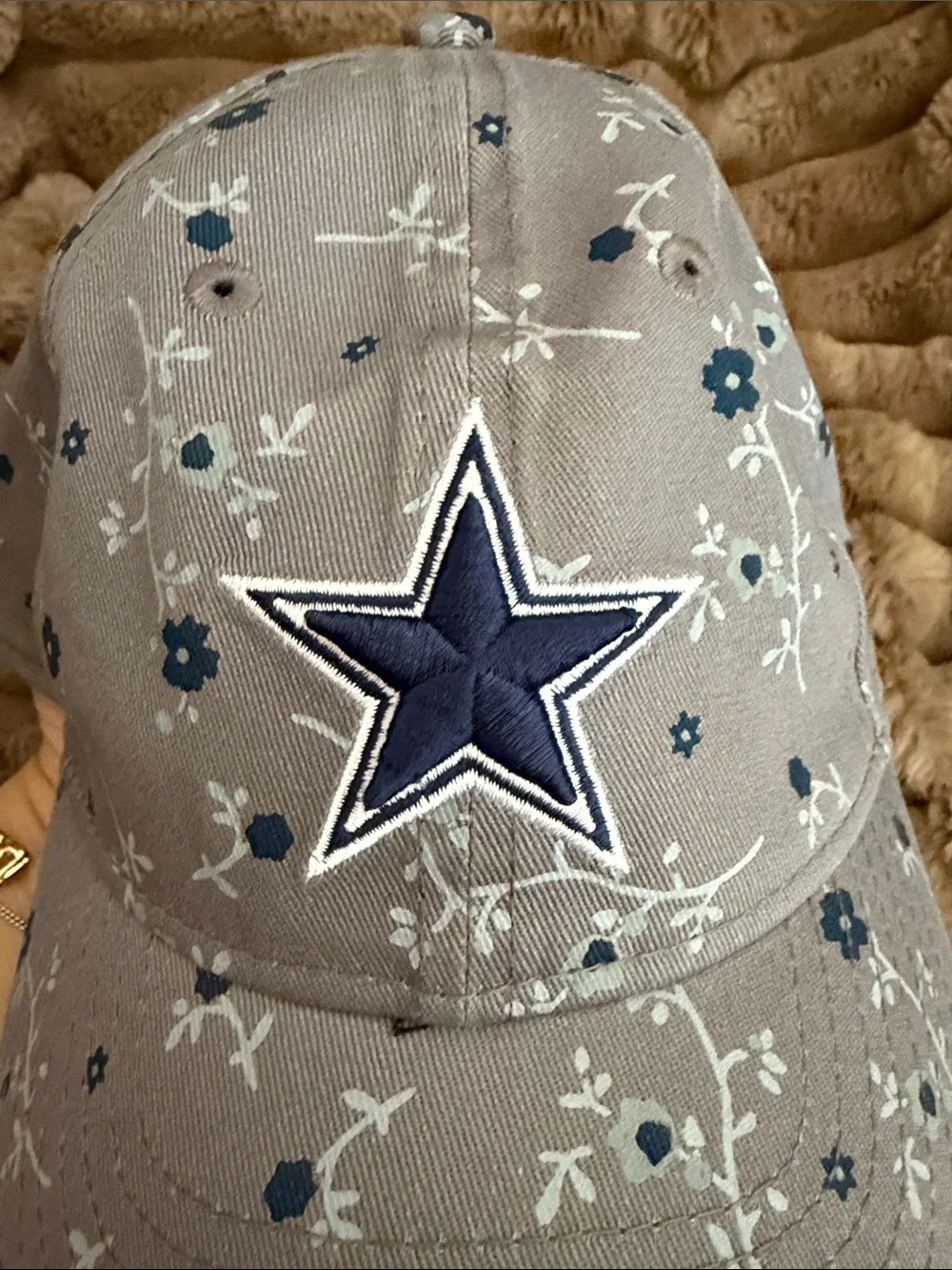 New Era Dallas Cowboys Kids Gray Floral Cap